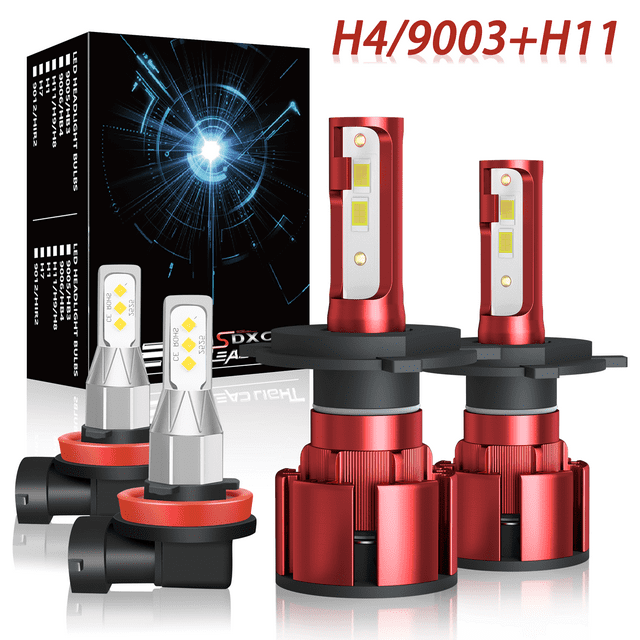 For 2004-2014 Ford F 150 6000K LED Headlght H/Lo Fog Lght Bulbs - Foto 6