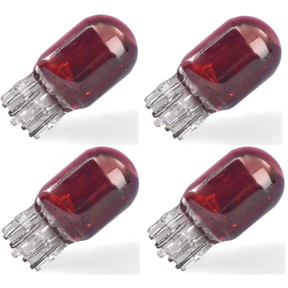 4Pack 7443 RED Bulb Tail Brake Backup Reverse Bright Light T20 Car Turn Signal LOT
