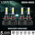 thumbnail image 1 of 4x 8000K 9005 LED Headlight Bulb For Dodge Ram 1500 2009-10 W/Projector Hi Beam, 1 of 5