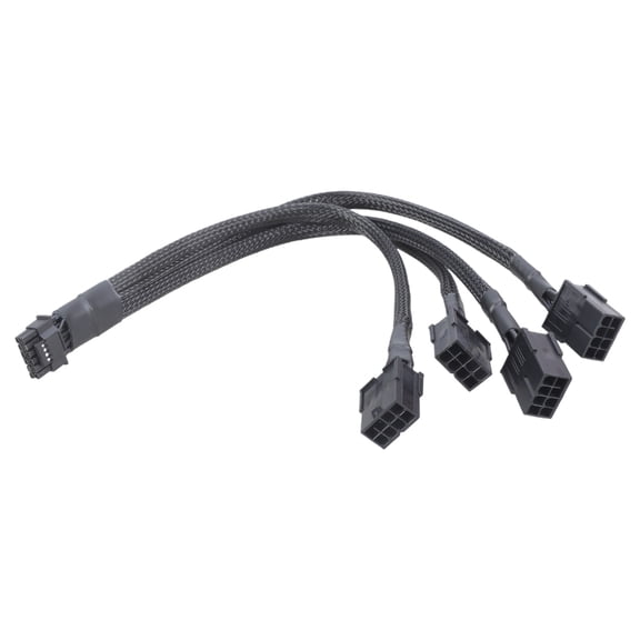4x 8Pin Female to 12VHPWR PCIE 5.0 16Pin ATX3.0 Modular Cable for RTX40 Series Graphics Cards Reliable Connection Cord