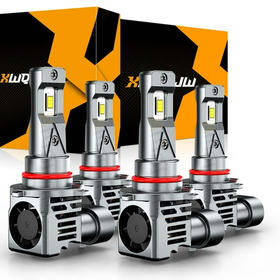 4x 9005+9006 LED Headlight Bulb For Mack CXN613 CXU613 CT713 GU813 High Low Beam