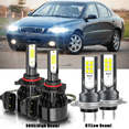 thumbnail image 1 of 4x 9005+H7 Combo LED Headlight Bulbs Headlight High/Low Beam Fog Light White, 1 of 11