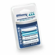 4x AA Ultimaxx Rechargeable Batteries 3150 mAh Ultra High Capacity Ni-MH