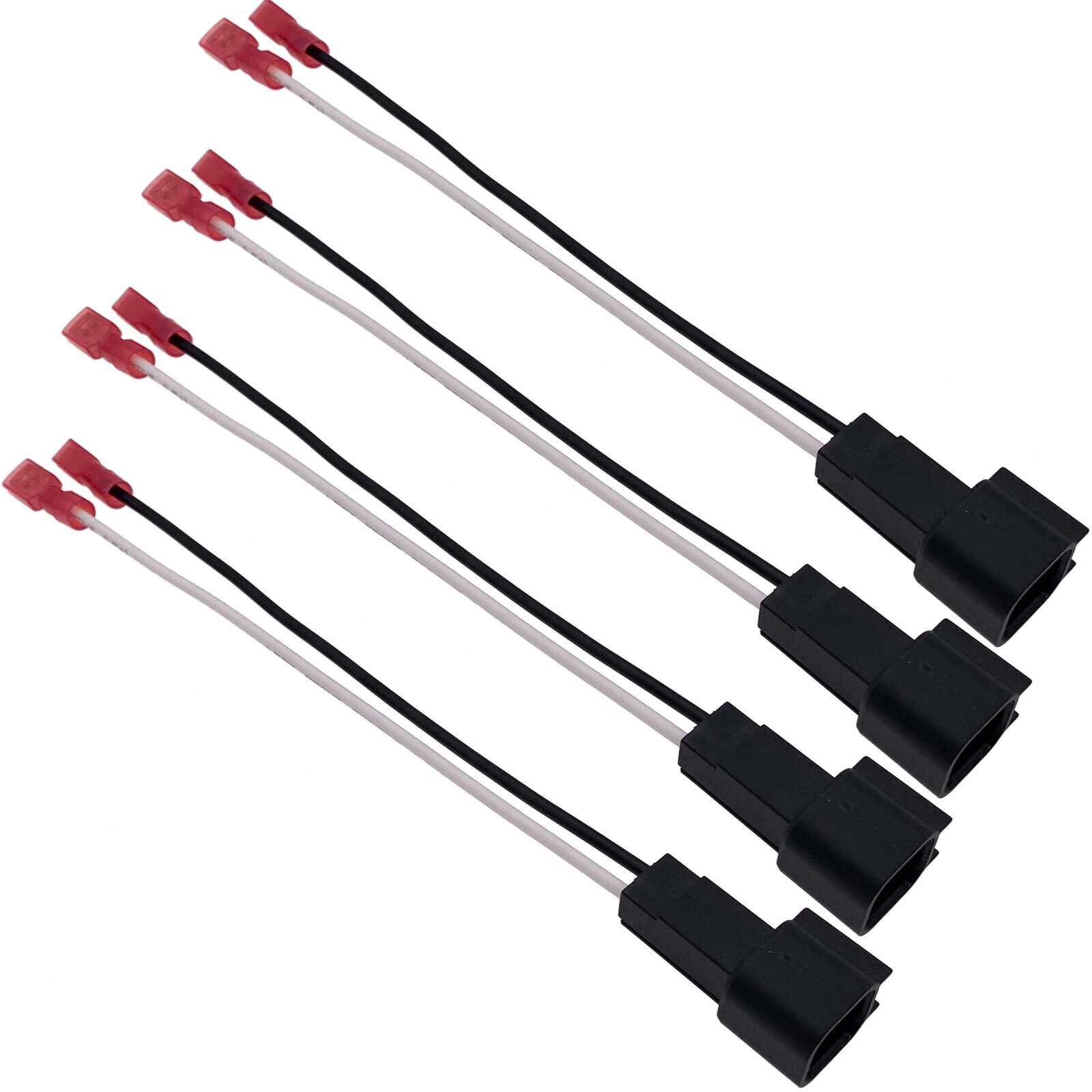 4x Aftermarket Speaker Install to Factory Wire Harness Connector Adapter Plug
