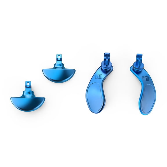 4x Back Button Gamepad Controller Back Button Replacement for PS5 Edge Controller, Blue