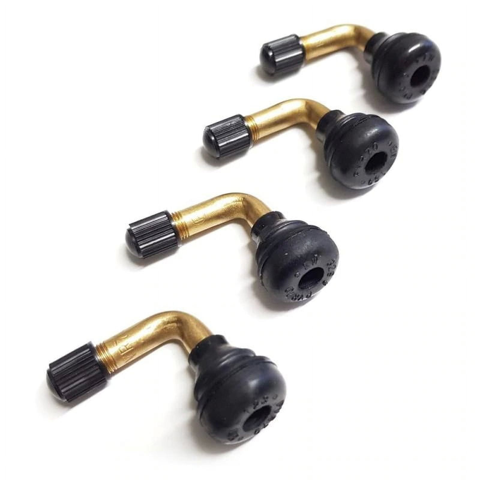 4x Bent Valve Stems Angled 90Degree Metal Tire Wheel Car/Truck