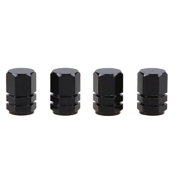 BSBSDJB Tire Valve Stem Caps Black Aluminum Universal 4-Pack, for Toyota 4Runner
