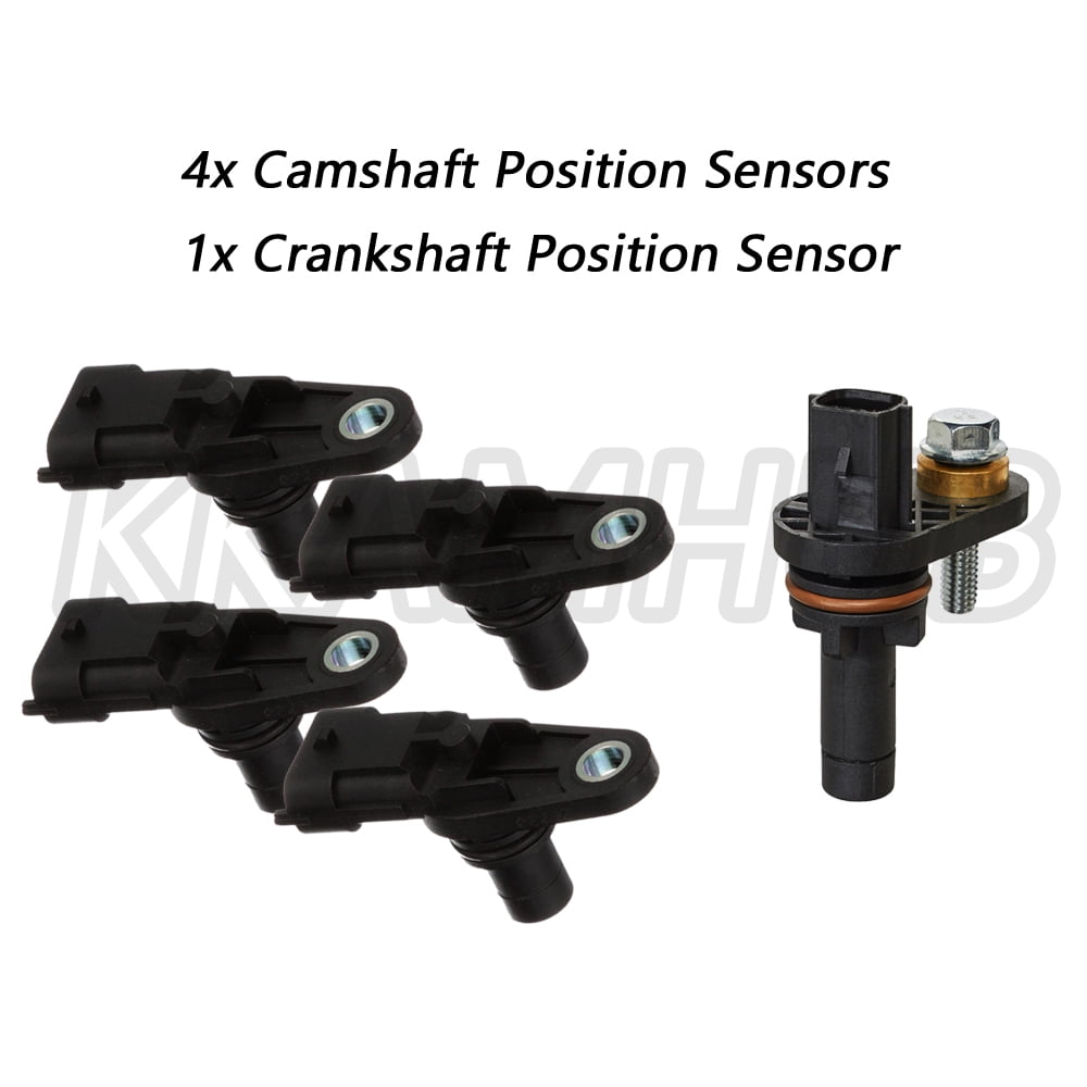 4x Camshaft Position Sensors+1x Crankshaft Position Sensor 4X PC762 ...