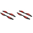thumbnail image 1 of 4x Car Door Protectors Bump Stop Door Edge Guard Strip Dent Reflectors on Car Rear Front Door Scratches Protection, 1 of 8