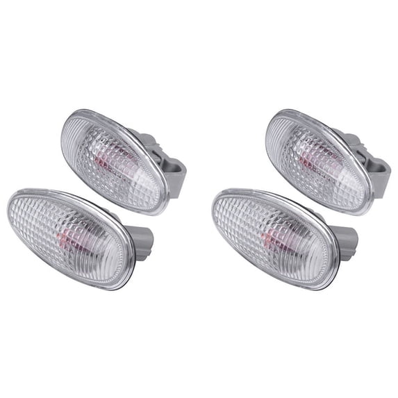 4x Car Front Side Turn Signal Light Lamp for Montero Galant MR522027