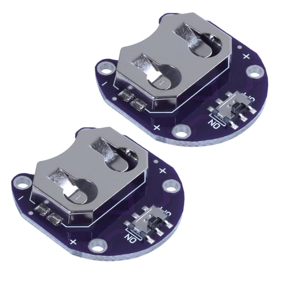 4x Coin Cell Battery Holder for CR2032 - with Switch