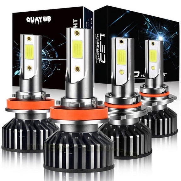 4x Combo LED Headlight Hi/Low Beam Light Bulbs for 2012-2020 Chevrolet sonic