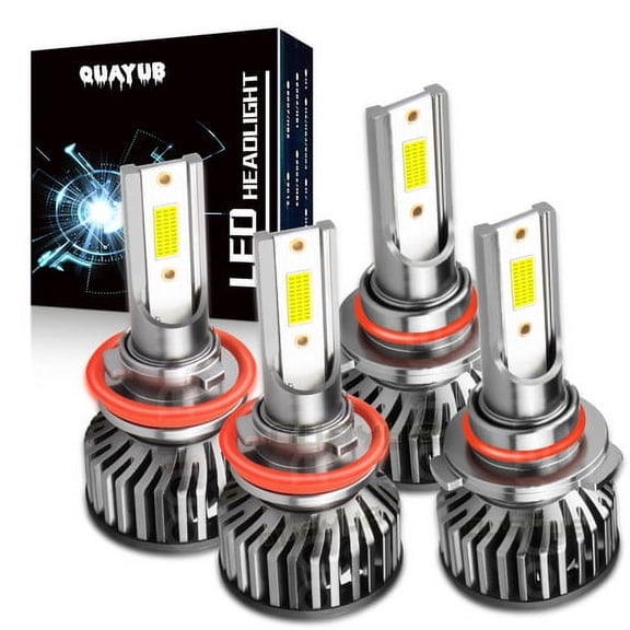 4x Combo LED Headlight Hi/Low Beam Light Bulbs for 2014-2017 Mazda 6