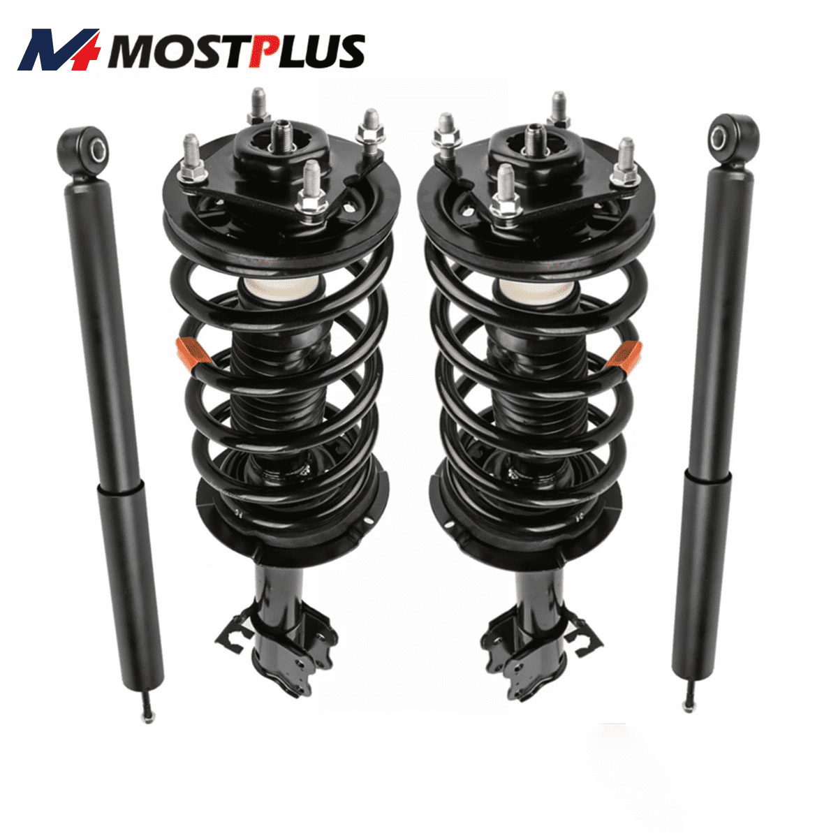 MOSTPLUS 4PCS Complete Struts Shocks Assembly for Ford Escape Mercury Mariner Front & Rear