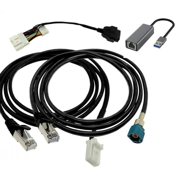 4x Diagnostic Programming Cable Adapter Tools For Tesla For Model 3/Y S/X 1137658-00-C 1013230-00-A 4 PIN 3 Y CABLE