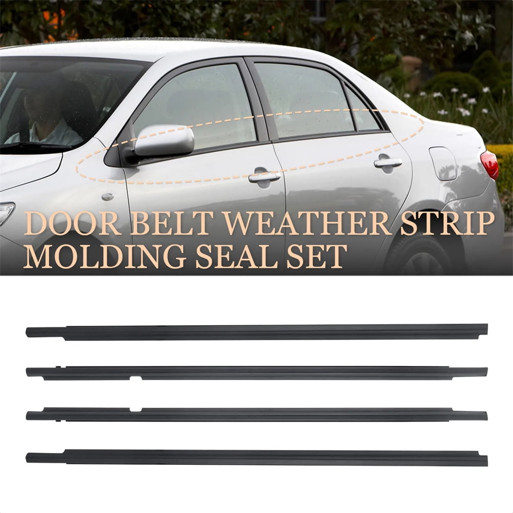 New For Honda Accord 1994 - 1997 DOOR BELT WEATHER STRIP MOLDING SEAL - View #3
