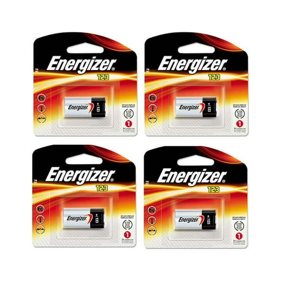 4x Energizer CR123 EL123 123 2/3A 3V Photo Lithium Film Batteries FAST USA SHIP