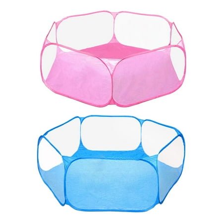 4x Foldable Cage Enclosure Hamster Rabbit Portable