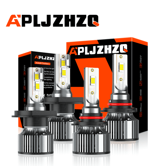 4x For Mazda 3 2004- 2008 2009 White 6500K High/Low Beam LED Headlight Bulb Kit