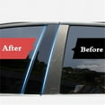thumbnail image 1 of 4x Glossy Black PC Door Trim Cover B Pillar Posts For Ford F150 (Keyless) 15-21, 1 of 5