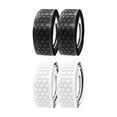 thumbnail image 1 of 4x Golf Grip Wrapping Tapes PU Wrap Tape Convenient Quick Replacement Anti Slip Golf Club Accessories Professional Golfer Gift Black and White, 1 of 8