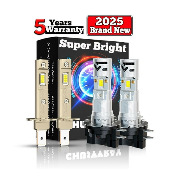 4x H1 H11B LED Combo Bulbs Headlight High-Low Beam 6000K 40W Conversion Kit