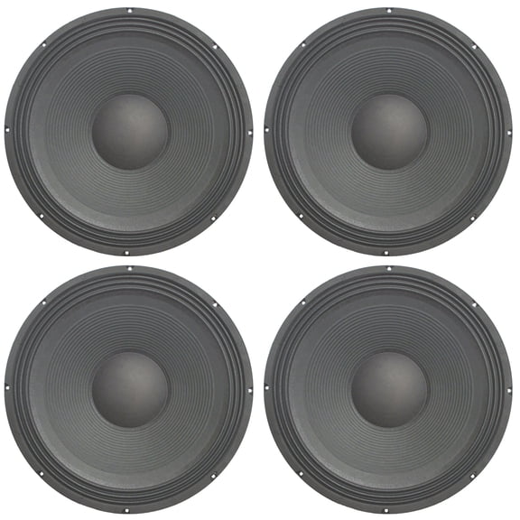 4x Harmony HA-P18"WS8 Raw Replacement 18" Pro PA 1200W Sub Speaker 8 Ohm Woofer