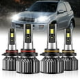 thumbnail image 1 of 4x High Low Beam For Chevy Cavalier 1995-1999-9005 9006 LED Headlight Bulbs Kit 6000K White 600% Brighter LED 9005/HB3 9006/HB4 Bulbs, 1 of 15