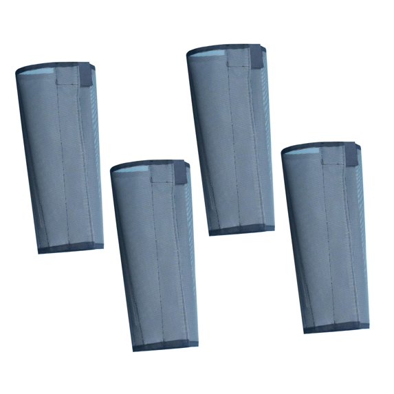 4x Horse Boots, Leg Wraps, Protector Outdoor Jumping Breathable Mesh Training Comfortable Horse Leg Straps, Leg Guard, Equestrian Equipment Gray