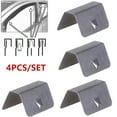 thumbnail image 1 of 4x In Channel Wind Rain Deflector Fitting Clips For Heko G3 Clip Stainless Steel, 1 of 9