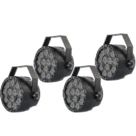 4x Led Par64 Stage Light Rgbw Dmx512 Stage Lighting