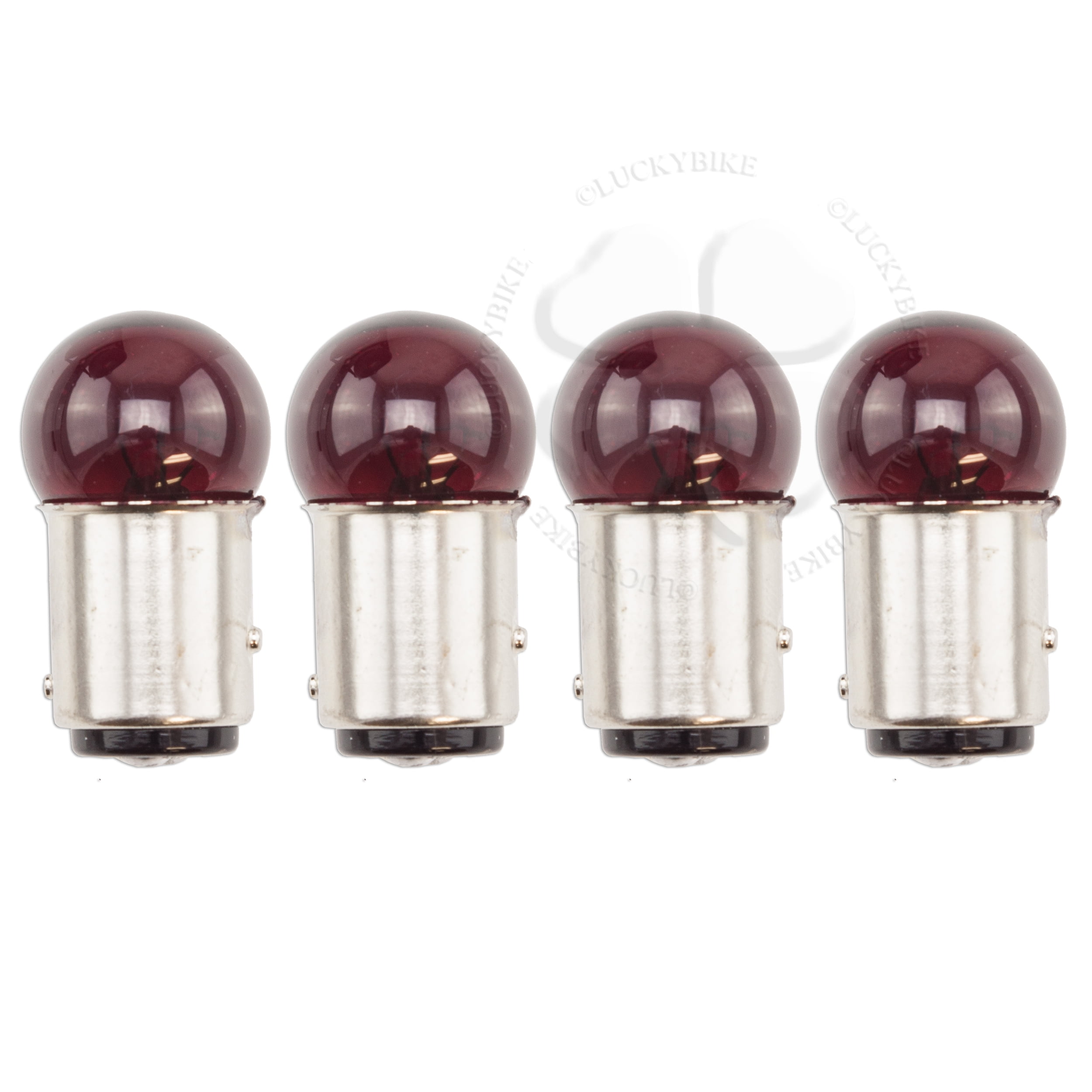 4x Light Bulb Red Turn Signal Blinker Dual Filament Lamp 1157 BAY15D 18W 5W