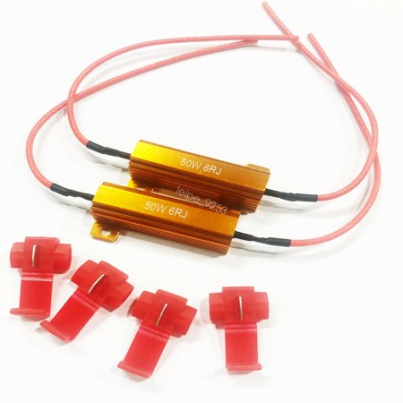 4x Load Resistor 50W 6RJ 6ohm LED Decoder FIX Hyper Flash Turn Signal Blinker