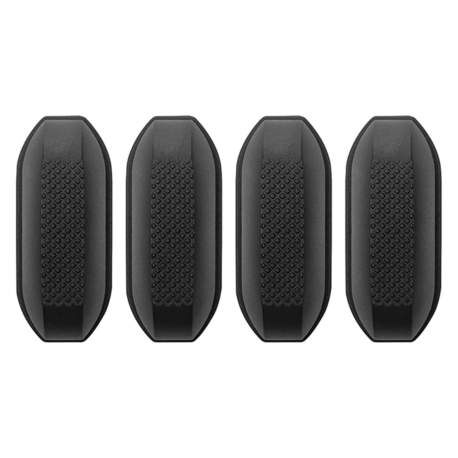 4x Luggage Feet Pads Suitcase Foot Black Replacement Suitcase Side Feet