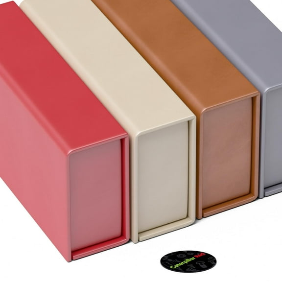 4x Magnetic USB Presentation Gift Boxes, Cream/Red/Grey/Orange Colours, flash drives, removable drives, 4 in., Wedding USB Box