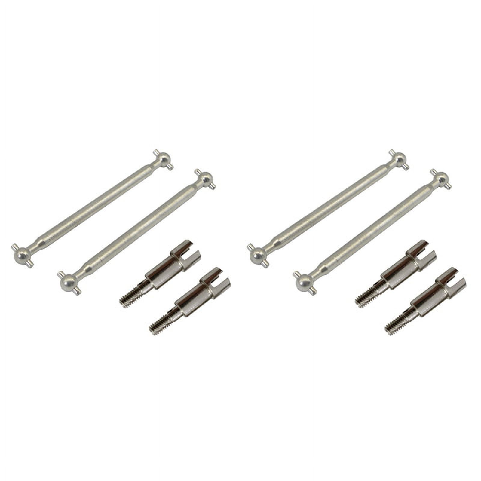 Wlauqueta 2 PièCes en MéTal ArrièRe Dogbone Arbre D'EntraîNement QWJ03 pour Xinlehong Q901 Q902 Q903 9130 9136 9137 1/16 PièCes de Rechange de Voiture