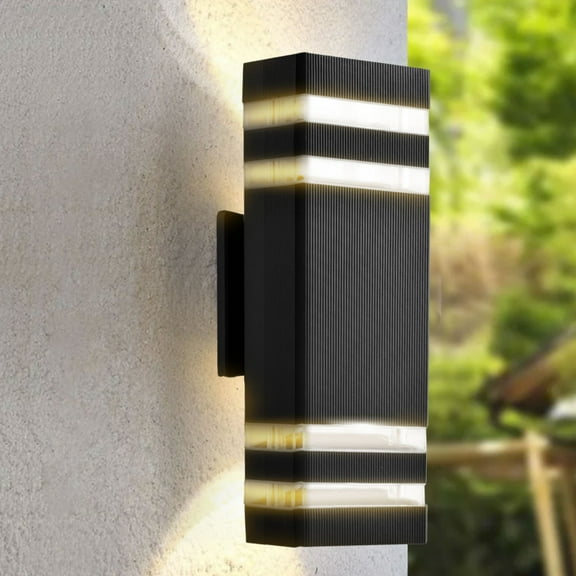 4x Modern Exterior LED Wall Light Sconce Outdoor Lights Porch Up Down Fixtures