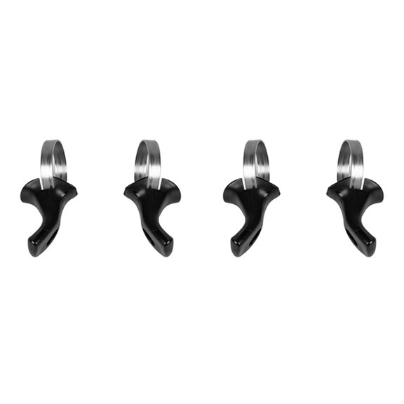 4x Mountain Bicycle Thumb Handle Wrist Rest Rest Sub-Handle Bicycle Handle Non-Slip Handles and Lock Ring Kit