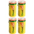 thumbnail image 1 of 4x OmniCel ER26500HD 3.6V 6.5Ah Sz C Lithium Battery Tabs Tracking Backup AMR, 1 of 4
