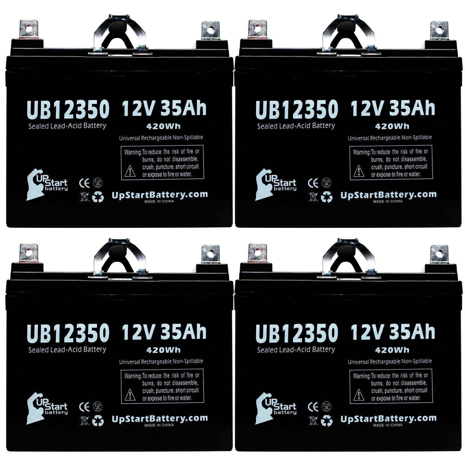 4x Pack - Compatible Technacell EP682 Battery - Replacement UB12350 ...