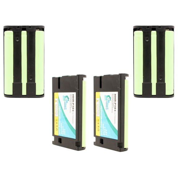 4x Pack - UpStart Battery RadioShack 23-908 Battery - Replacement for RadioShack Cordless Phone Battery (800mAh, 3.6V, NI-MH)