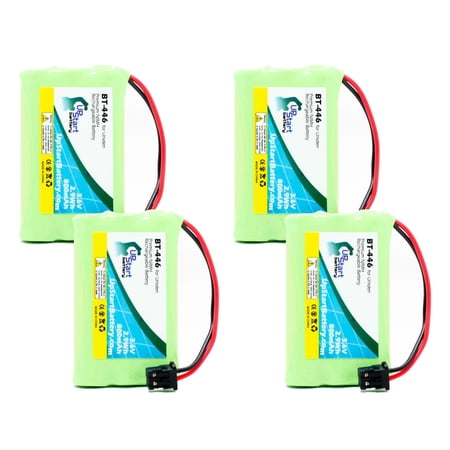 4x Pack - UpStart Battery Uniden DCT-738 Battery - Replacement for Uniden Cordless Phone Battery (800mAh, 3.6V NI-MH)
