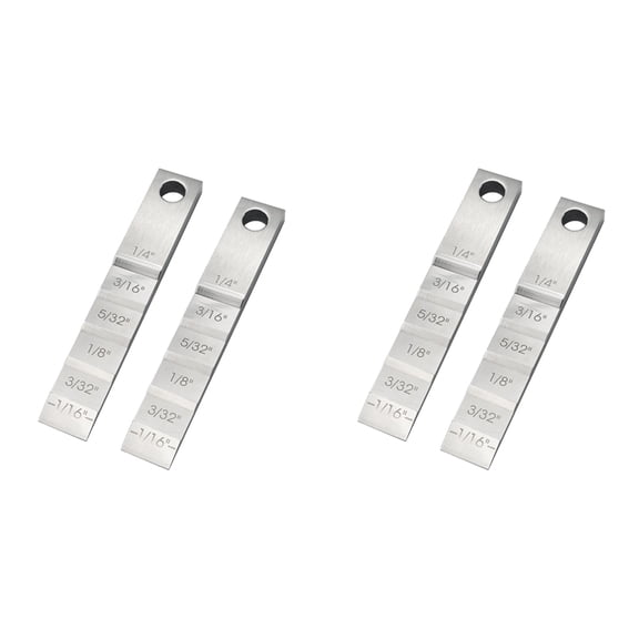 4x Pipefitter Tools,2130 Small Pipe Spacer Wedge Stepped Guage (3/4 X 4inch),Pipe Fitting Tool for Pipe Spacing Welding