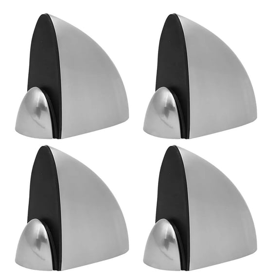 4x Polished Chrome Glass Shelf Support Clamp Brackets Bathroom For Shelves