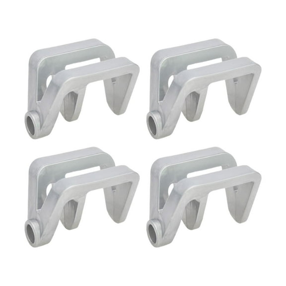 4x Pontoon Boat Clips, Boat Rail Cleats, Simple Boat Hangers, for Docking Pontoon Small Sailboat Fishing Boats Accessories