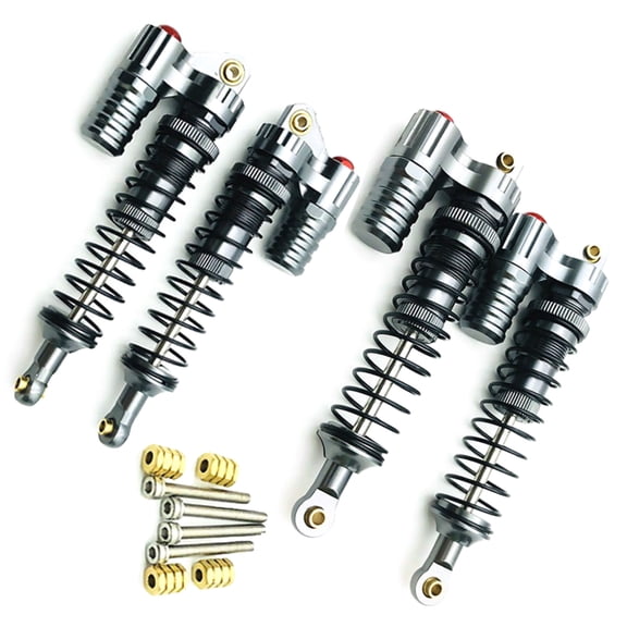 4x Precision Shock Absorbers Set for 1:10 RC Car Rock Crawlers for Axial SCX10 D90 RC4WD