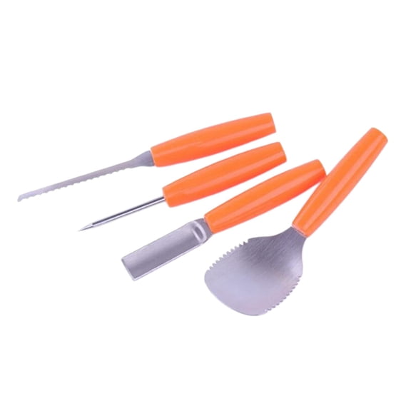 4x Professional Precision Pumpkin Carving Craft Set, for DIY Carving Cutting Craft Pumpkin Grimace Pattern Supplies