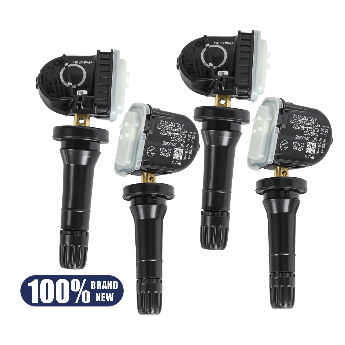 TPMS Set of 4 Set For Ford Monitoring Tire Pressure Sensor TPMS DE8T-1A180-AA