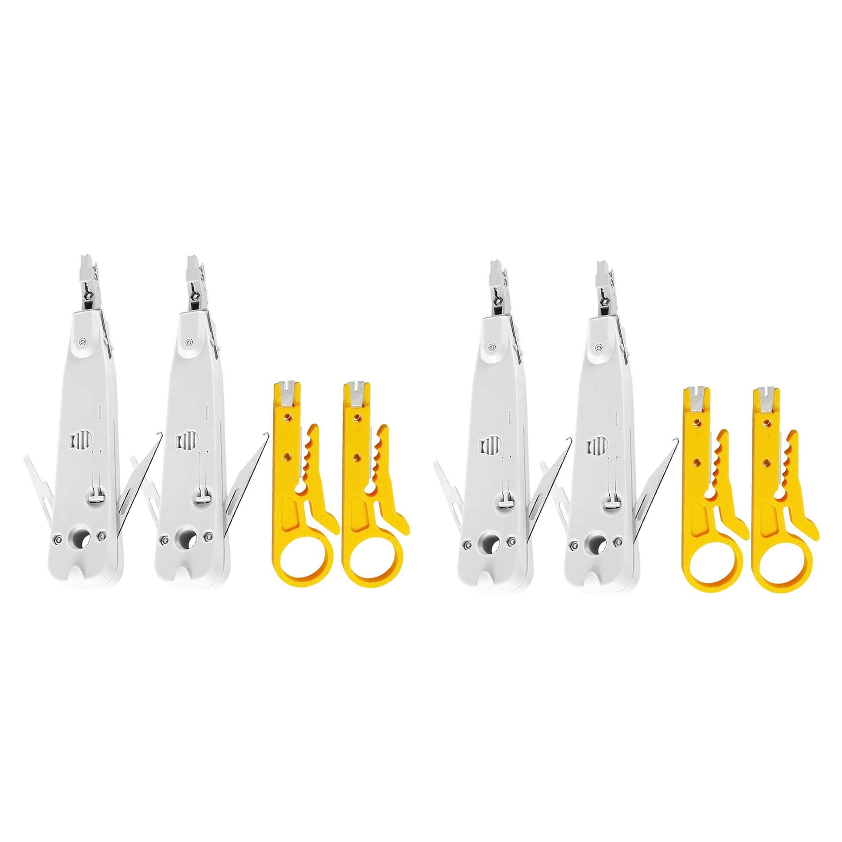 4x Punch Down Tool IDC RJ45 RJ11 Cat5E Cat6 Network Phone Cable