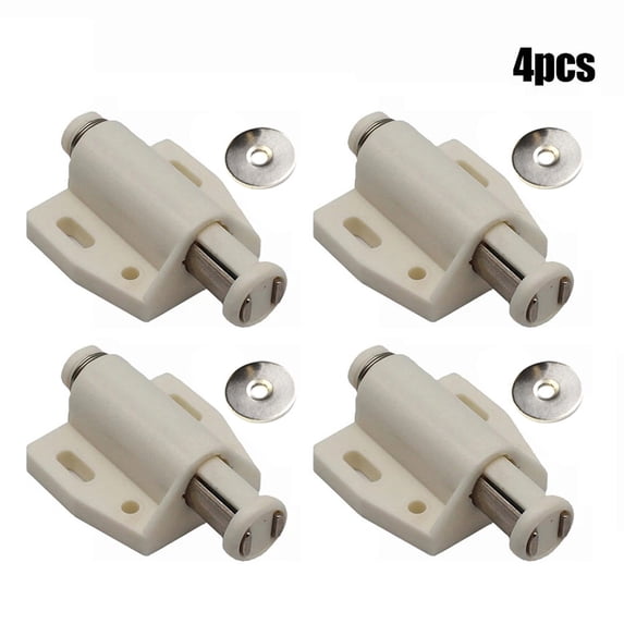 4x Push To Open Magnetic Drawer Cabinet Doors Latch Catch Touch Kitchen Cupboard